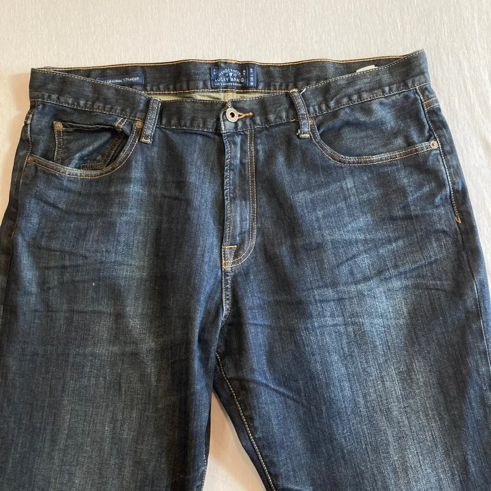 Lucky Brand Jeans‎ Mens 38x30 221 Original Straight Dark Wash 7M11995 Classic